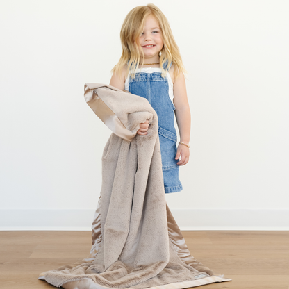 SATIN BORDER RECEIVING BLANKETS