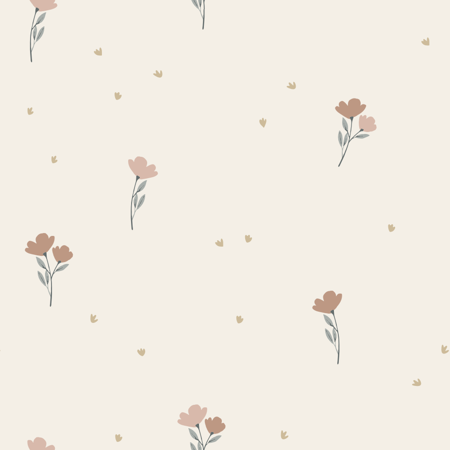 A floral pattern. 