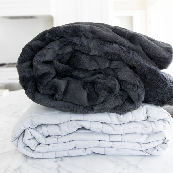 Charcoal Extra Large Weighted Blanket - Saranoni