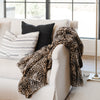 Classic Leopard Faux Fur Throw Blanket - Saranoni