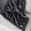 Charcoal Throw Blanket - Saranoni
