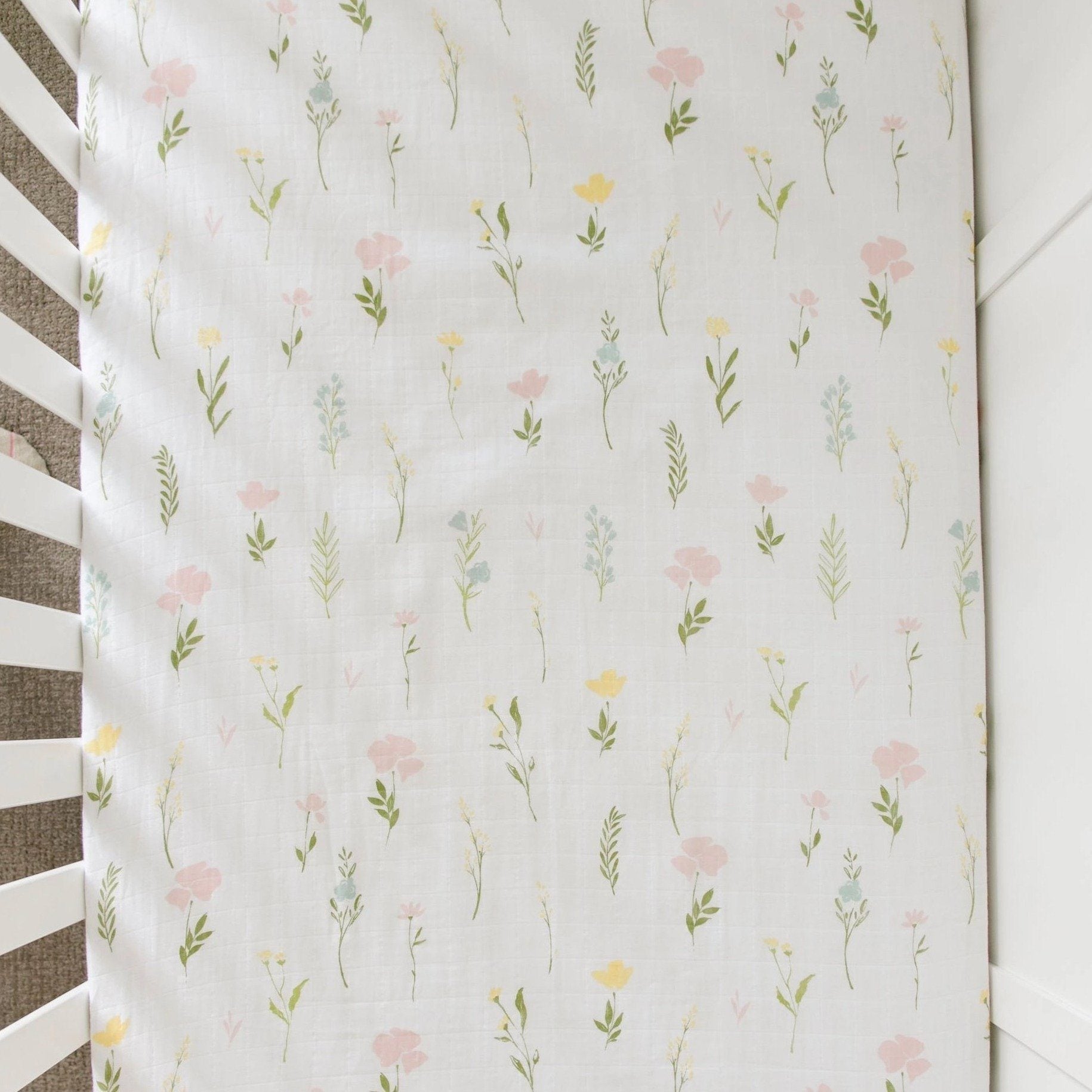 COTTON MUSLIN CRIB SHEETS - Saranoni