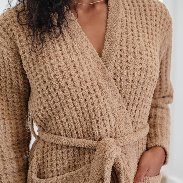 DAILY DEAL WAFFLE KNIT ROBES - Saranoni