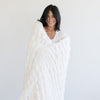 DOUBLE RUCHED FAUX FUR XL THROW BLANKETS - Saranoni
