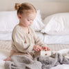 Gray Bamboni Toddler Blanket - Saranoni