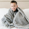 Gray Lush Toddler Blanket - Saranoni