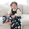 Ivory Rose Blossom Satin Back Toddler Blanket - Saranoni