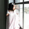 Light Pink Bamboni Toddler Blanket - Saranoni