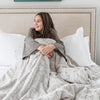 PATTERNED FAUX FUR THROW WEIGHTED BLANKETS - Saranoni