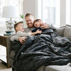 PATTERNED FAUX FUR XL WEIGHTED BLANKETS - Saranoni