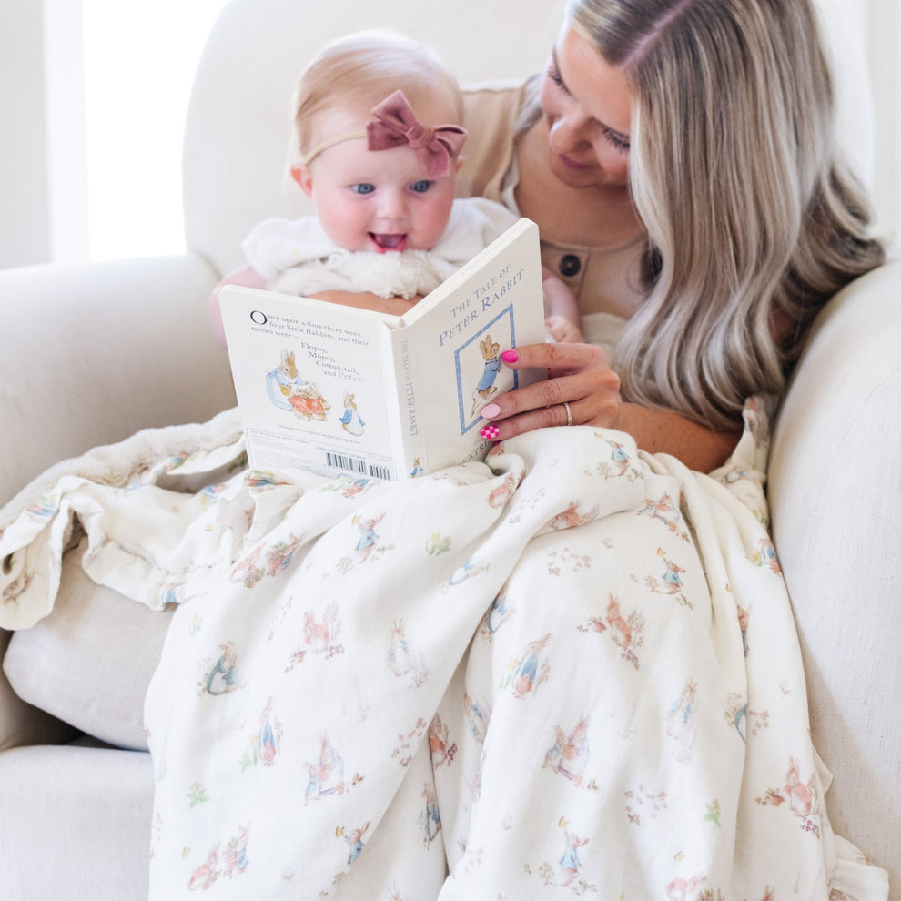 Peter Rabbit™ Muslin Lush Blanket | Saranoni