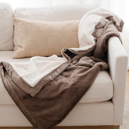 TWO TONE LUSH XL BLANKETS - Saranoni