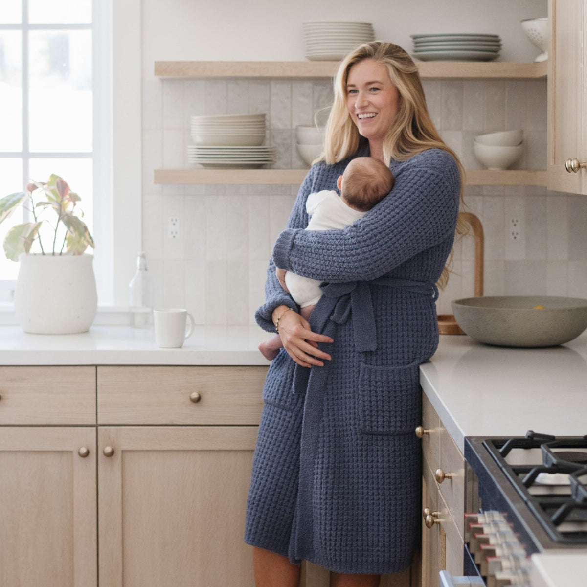 Buy Saranoni Waffle Knit Robe – Soft Luxury Comfort